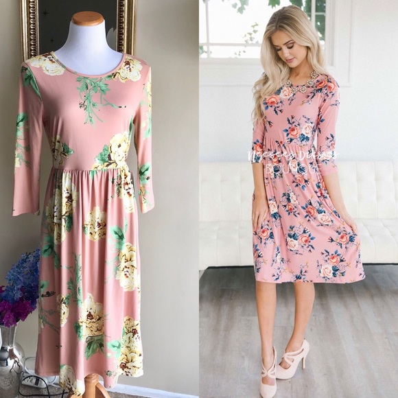 Reborn J Dresses & Skirts - ✖️•nwt• Pink Floral Dress
